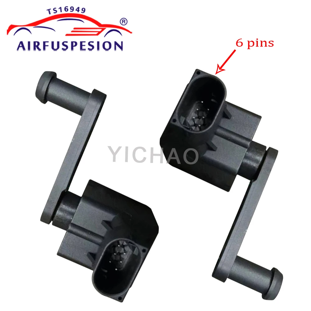 2PCS Front or Rear New Height Level Sensor (6 Pins) For Jaguar XJ8 X350 2004-2007 C2C2242 C2C2253 C2C35586 C2C2254 C2C2256