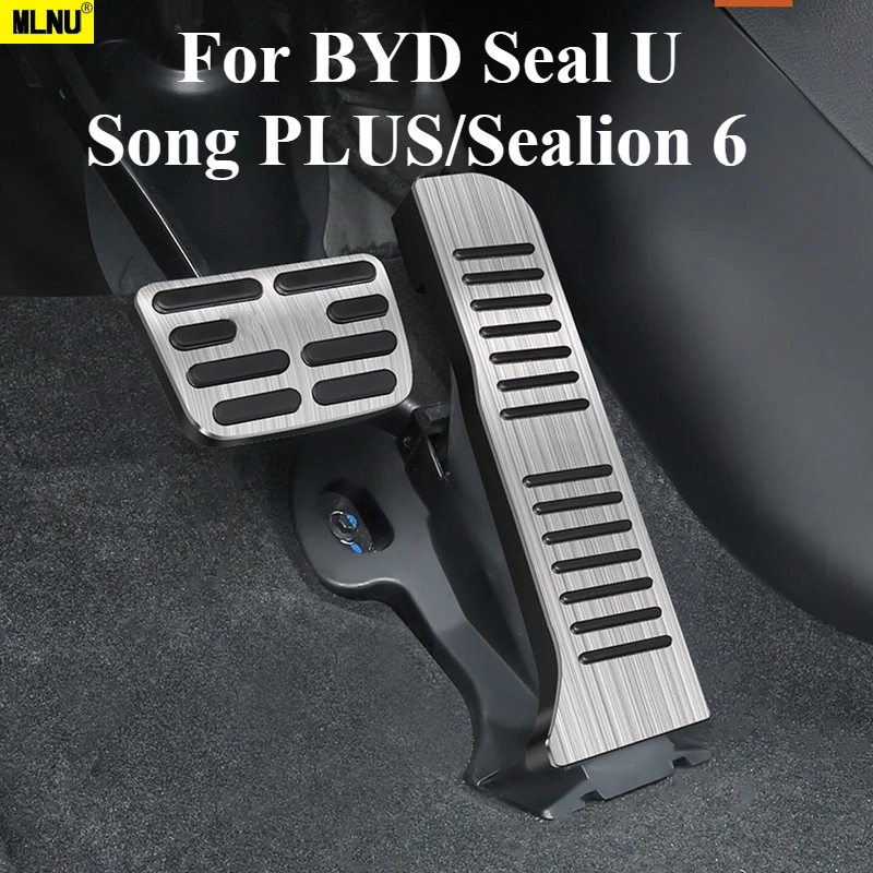 ملحقات لـ BYD Seal U/Song PLUS/Sealion 6 2025/2024 منصات دواسة الفرامل والغاز قاعدة سيليكون مضادة للانزلاق من سبائك الألومنيوم 2020-2023 #1