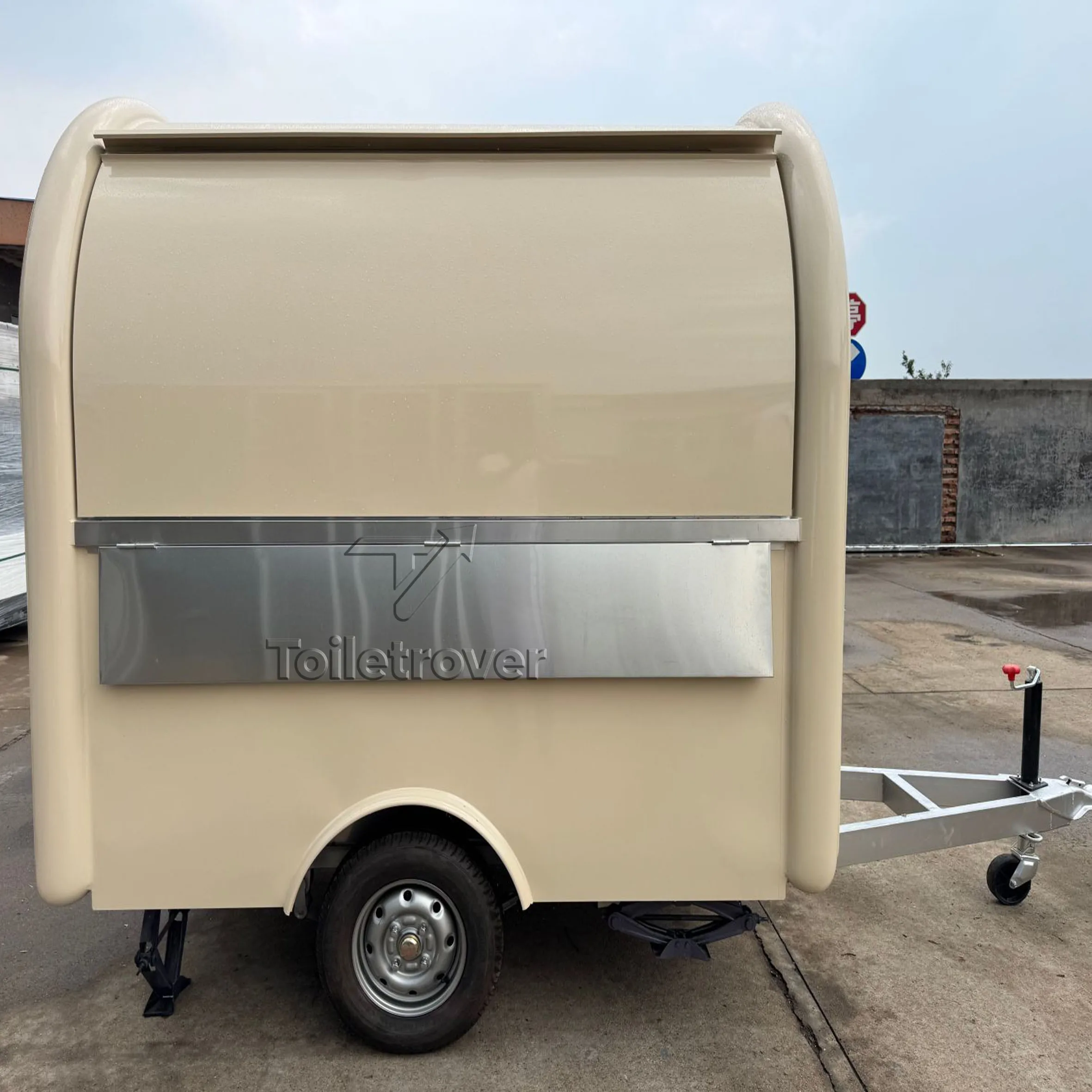 شاحنة طعام متنقلة للبيع مقطورة طعام الشارع مع معدات مطبخ كاملة وشحن سريع