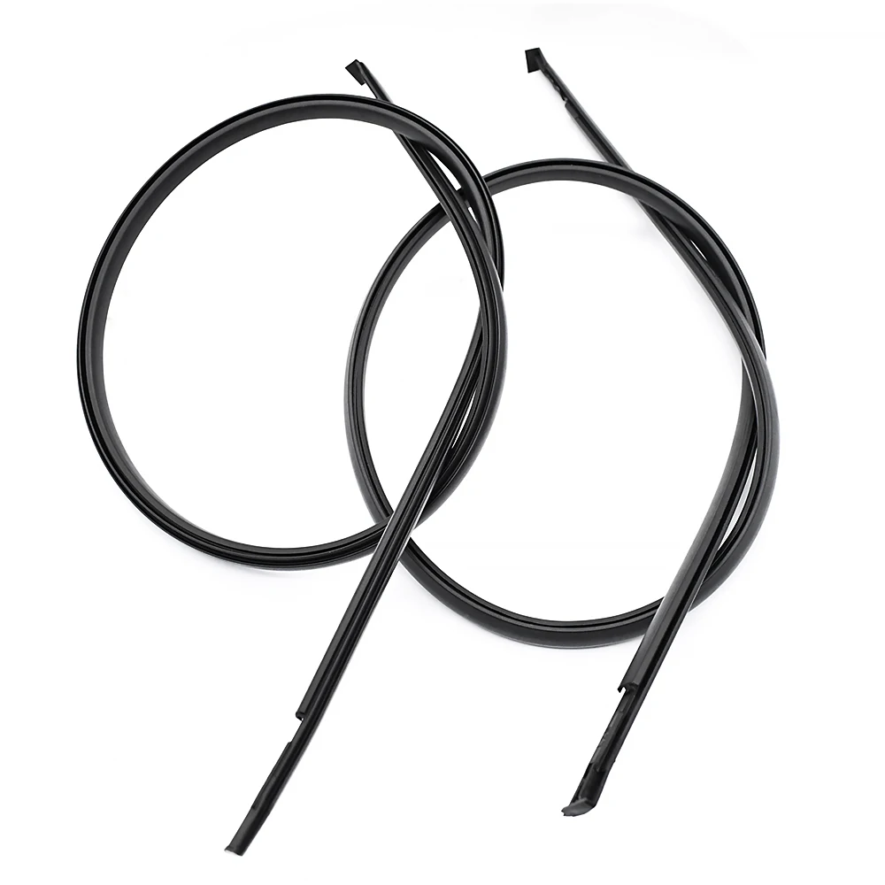 2Pcs Black Car Top Roof Trim Molding Sealing Strip Kit for Toyota Corolla 2003 2004 2005 2006 2007 2008 Replacement Accessories