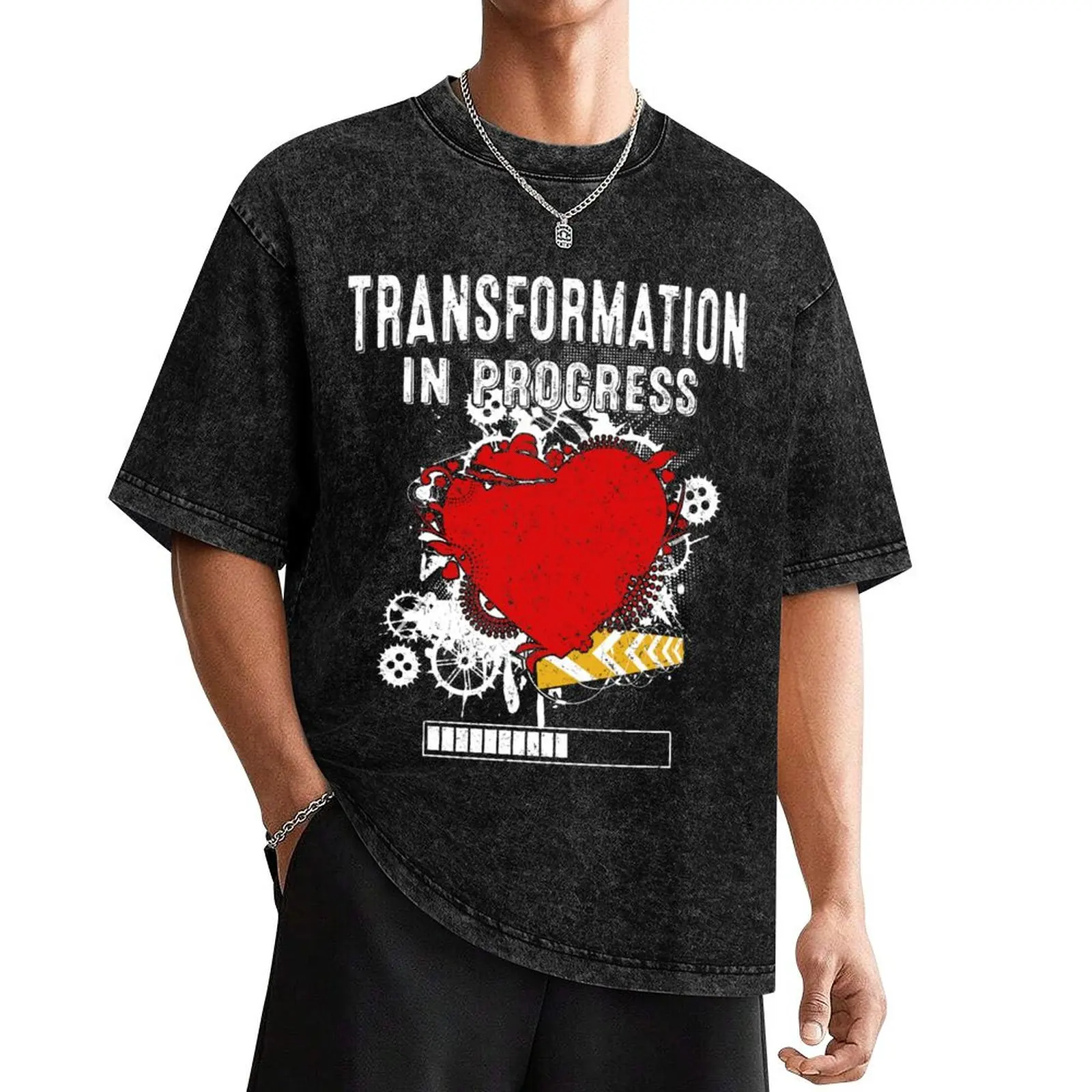 TRANSFORMATION IN PROGRESS ?????UNDER T-Shirt Aesthetic clothing graphics new edition mens designer clothes