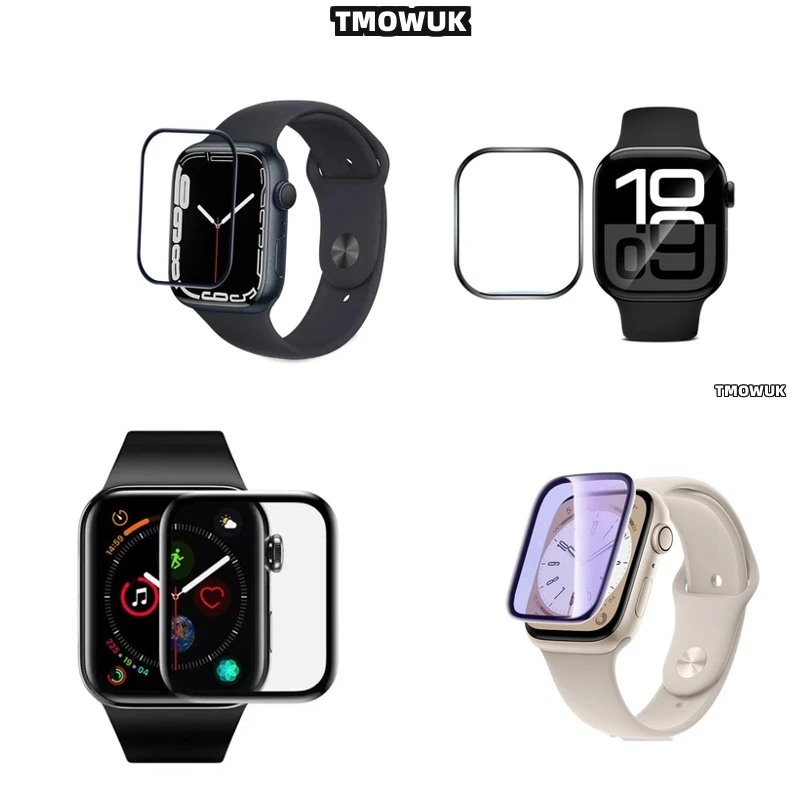 

For Apple Watch 1 2 3 4 5 6 7 8 9 10 SE 38 41 45 44 42 49 MM - Professional - Grade Soft Flexible Screen Protective Film 3D Curv