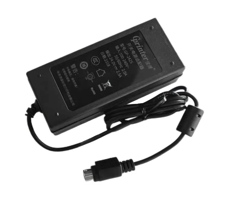 

Power Adapter 24V 2.5A, 3-Pin Din, IEC C14, GP-2425