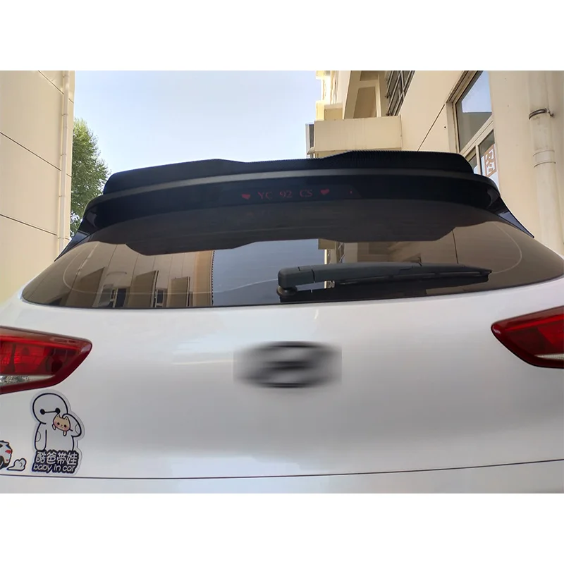 Roof Spoiler Type DGS Carbon Surface Rear Trunk Wing ABS material Refit Accessories For Hyundai Tucson 2015 - 2019