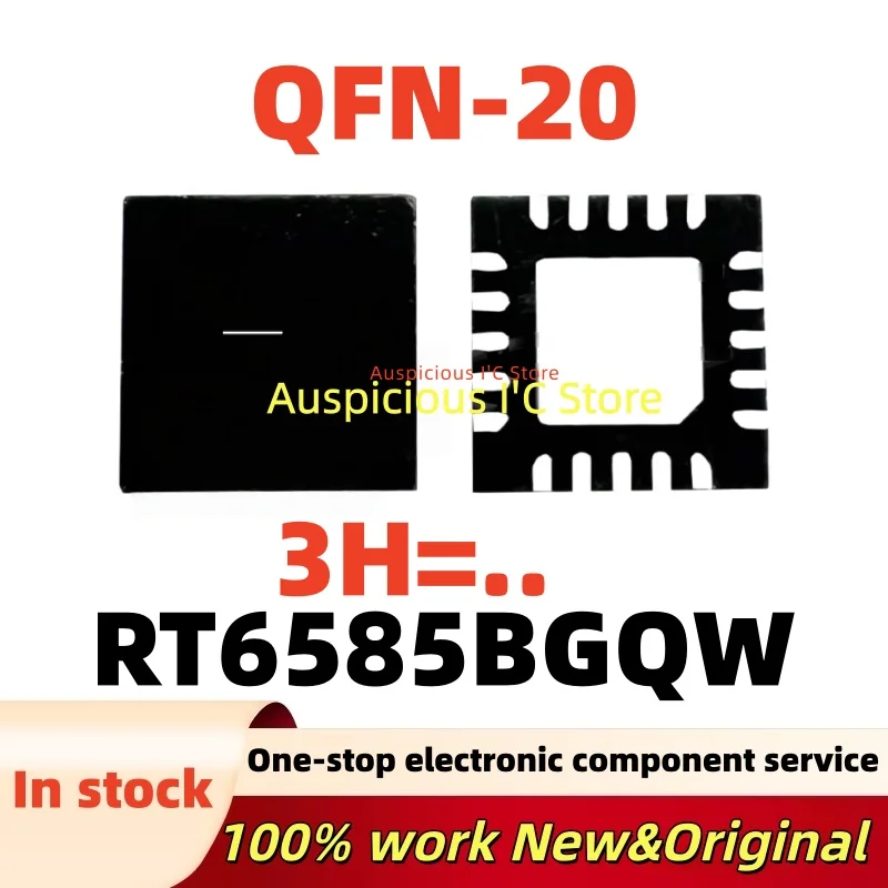 2-5pcs 100%New ( 3H=2M 3H=.. ) RT6585B RT6585BGQW QFN-20