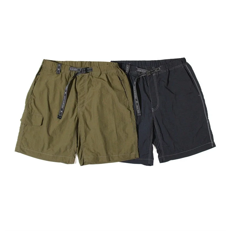 Water Repellent Rock Climbing Shorts Adjustable Belt Relaxed Fit Outdoor Hiking Quick Dry Casual Short Pants For Men Camping