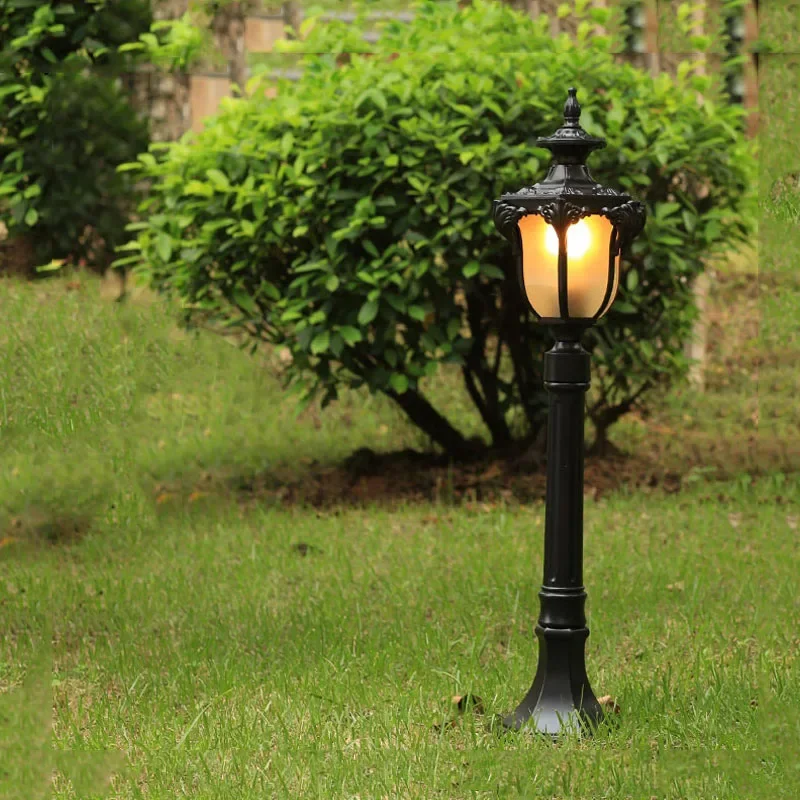 European Style Outdoor Waterproof Lawn Lamp Aisle Corridor Courtyard Landscape Lighting Home Garden  LampsLawn