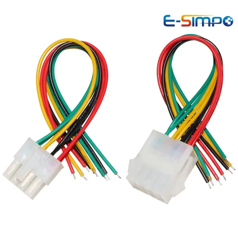 

5pairs 30cm 5557 5559 MX4.2mm/0.165" 18AWG 2X1P-2X12P Dual Row Male Female Plug Receptacle Motor Car Cable Wire Harness