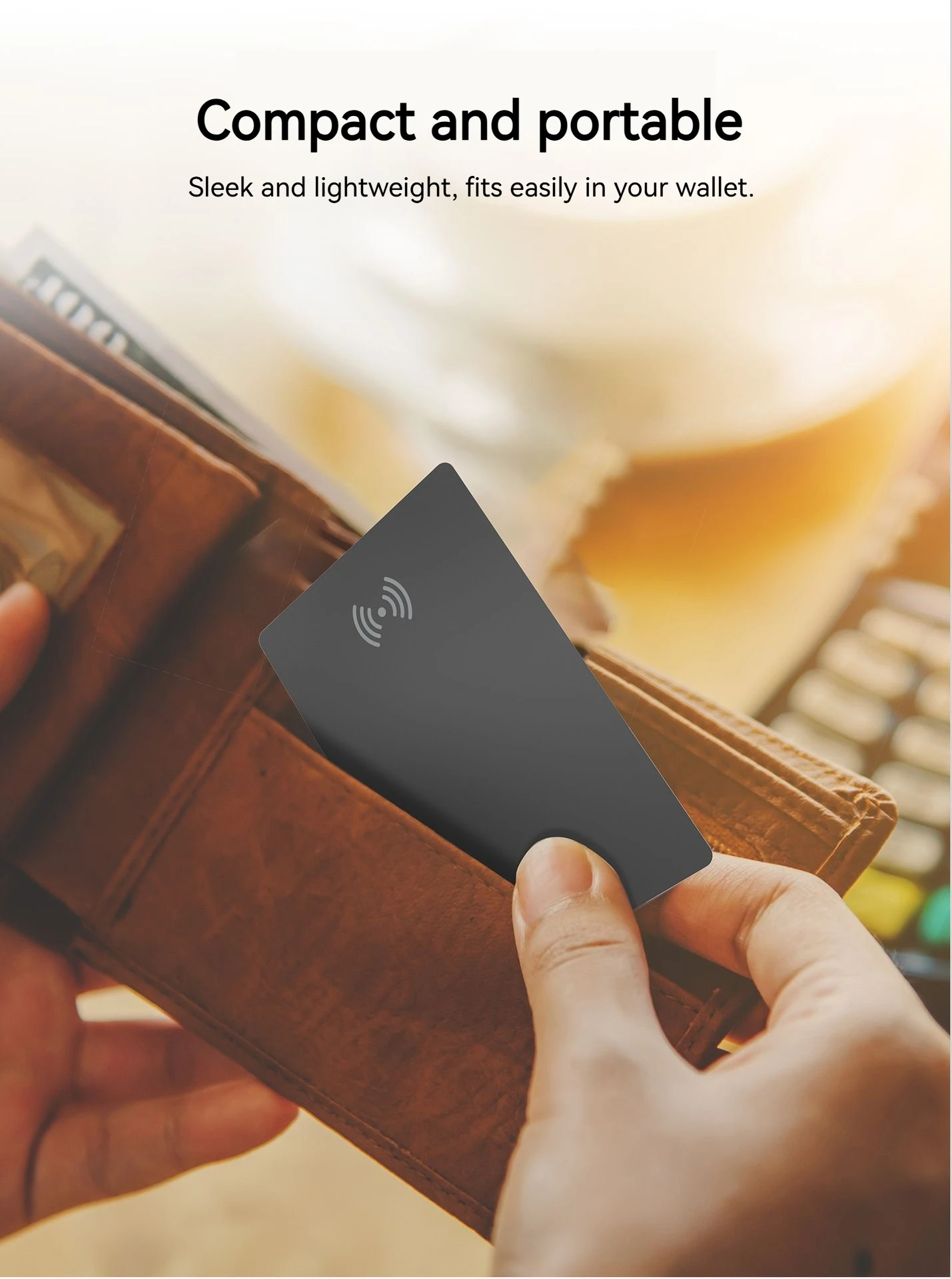 جهاز تعقب لاسلكي ذكي رفيع للغاية مضاد للخسارة - Apple Find My Compatible | لأجهزة iOS iPhone، المفاتيح، المحفظة، الحيوانات الأليفة والقطط والكلاب #2