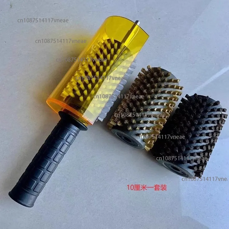 Ski Brush Set Ski Wax Brushes Efficient Portable Accessories Snowboard Maintenance With Shaft Handle Cover For Traveling Ski