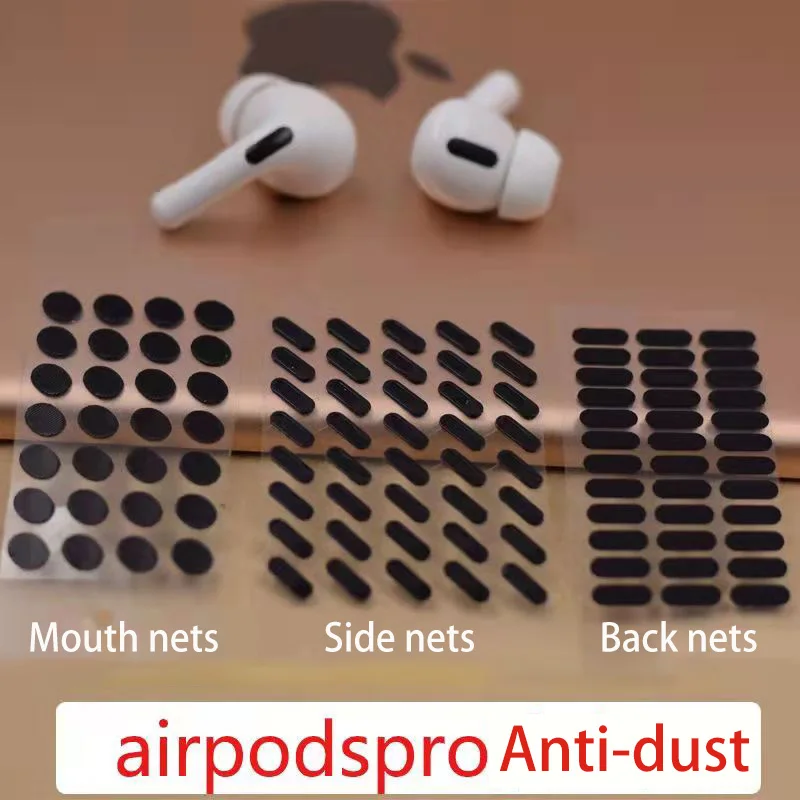 Replaceable Dust Filter Port Dust Stickers Adhesive Earpiece Dust Net Sound Outlet Clean Net Handset for Airpods Pro Earphone