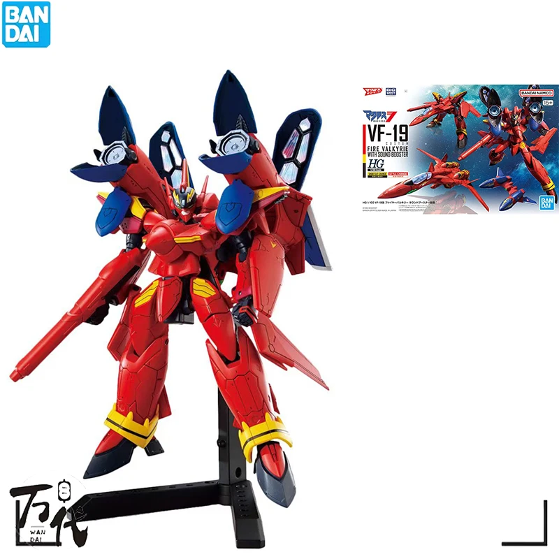 

BANDAI подлинный GUNDAM HG 1/100 VF19 FIRE VALKYRIE со звуком бустер экшн-фигурка аниме коллекционные украшения подарки