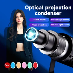 MIAOTU Bowon Studio Spotlight Kit 35pc Lens Cones - Flood Light for Video Photography Makeup Artist Styling Lighting