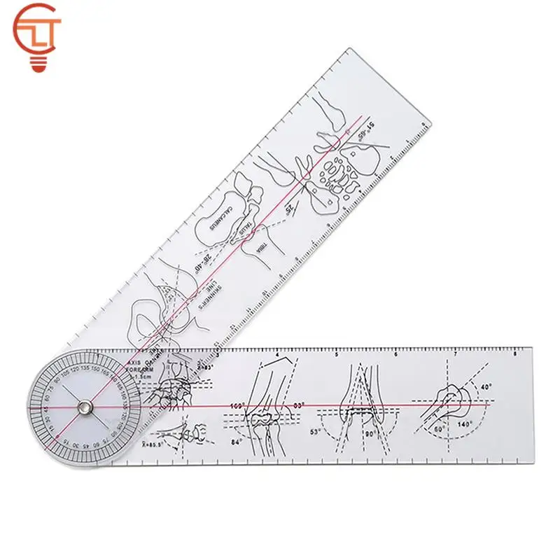 Plastic Goniometer Angle Ruler Rule Joint Orthopedics Tool Instruments Medical Spinal Angle Ruler Angle Finder Measuring Tool