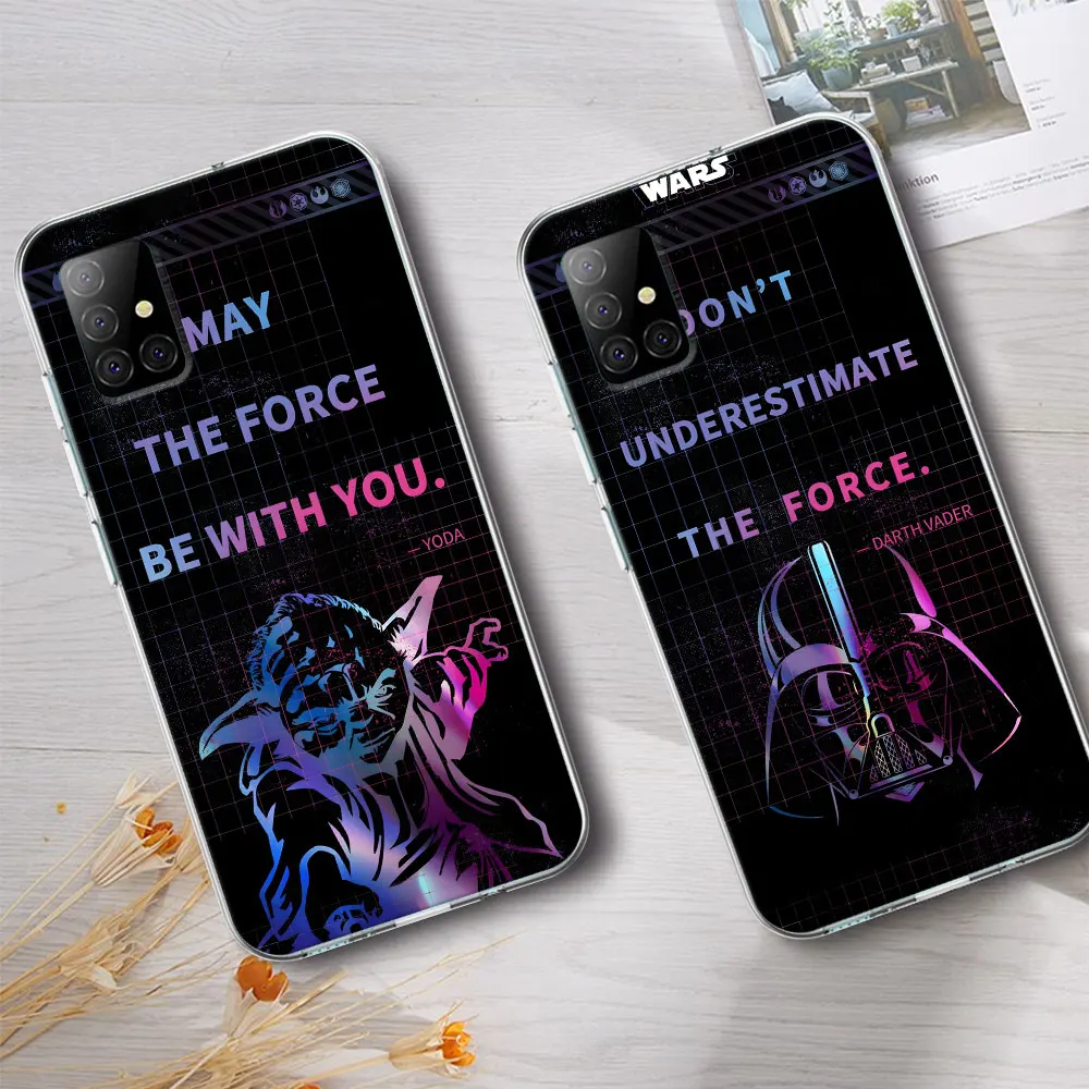 Yoda Darth Vader Obi-Wan Kenobi Case for Samsung Galaxy A51 A14 A54 A12 A41 A21s A13 A15 A55 A71 A23 A31 A33 A52 TPU Phone Cover