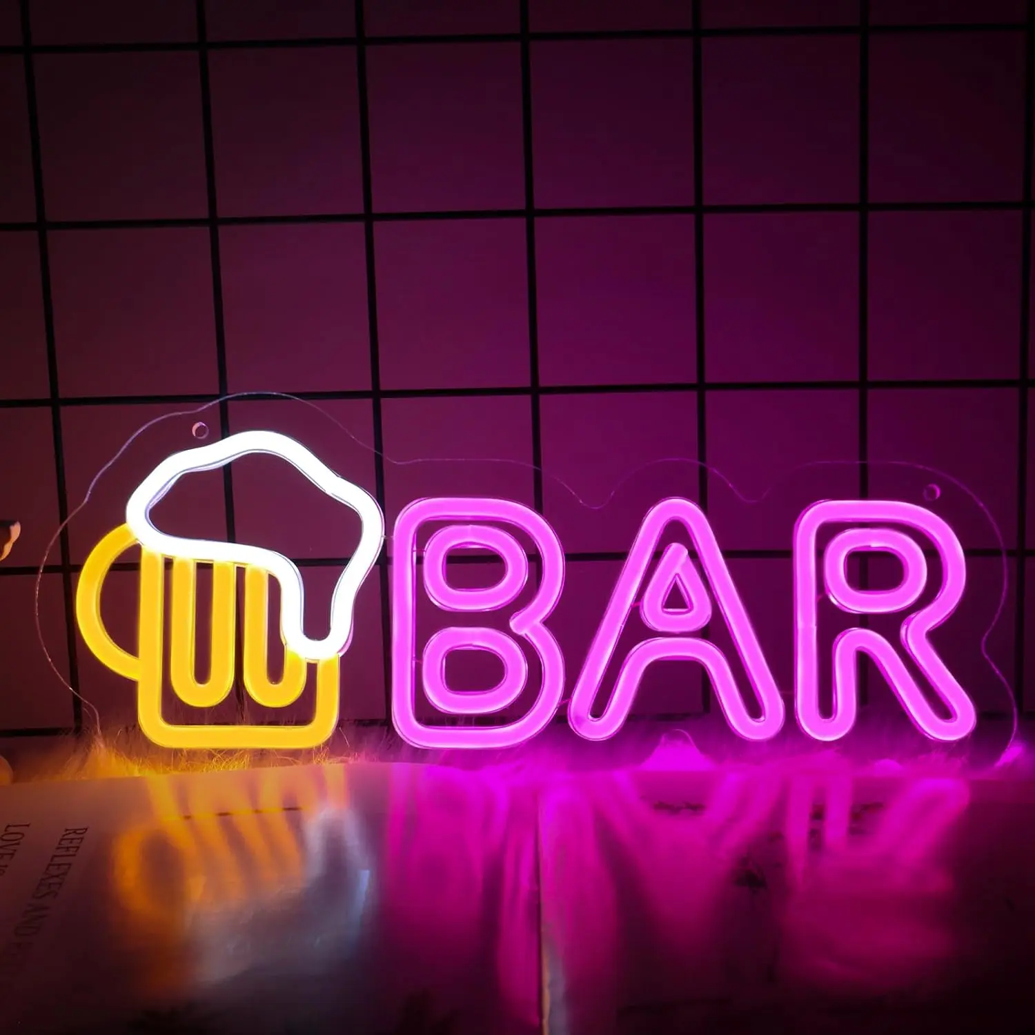 Bier Neon Sign USB Powered Dimbare LED Bar Sign voor Home Bar Tavern Club Pub Party Man Cave Decoratie Neon Light
