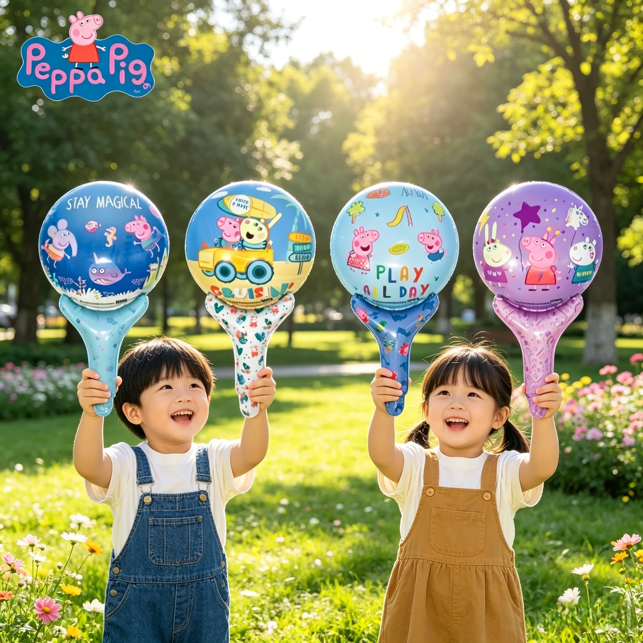 8 Globos Temáticos de Peppa Pig, Recuerdos de Fiesta, Decoración Submarina para Cumpleaños de Peppa Pig, Globos Decorativos para Festivales