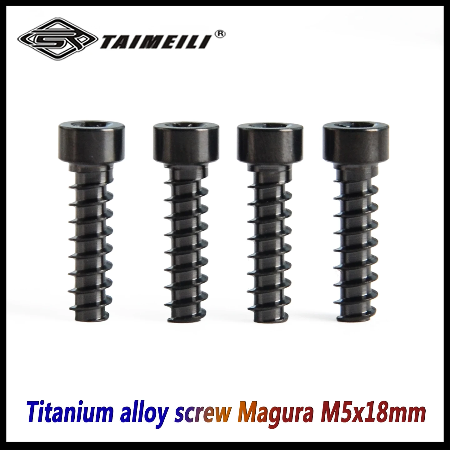 TAIMEILI Titanlegierung Magura Bremshebel-Schraube M5x18mm - Ultraleicht, Korrosionsbeständig, 4/8/12 Stück – Detail 3