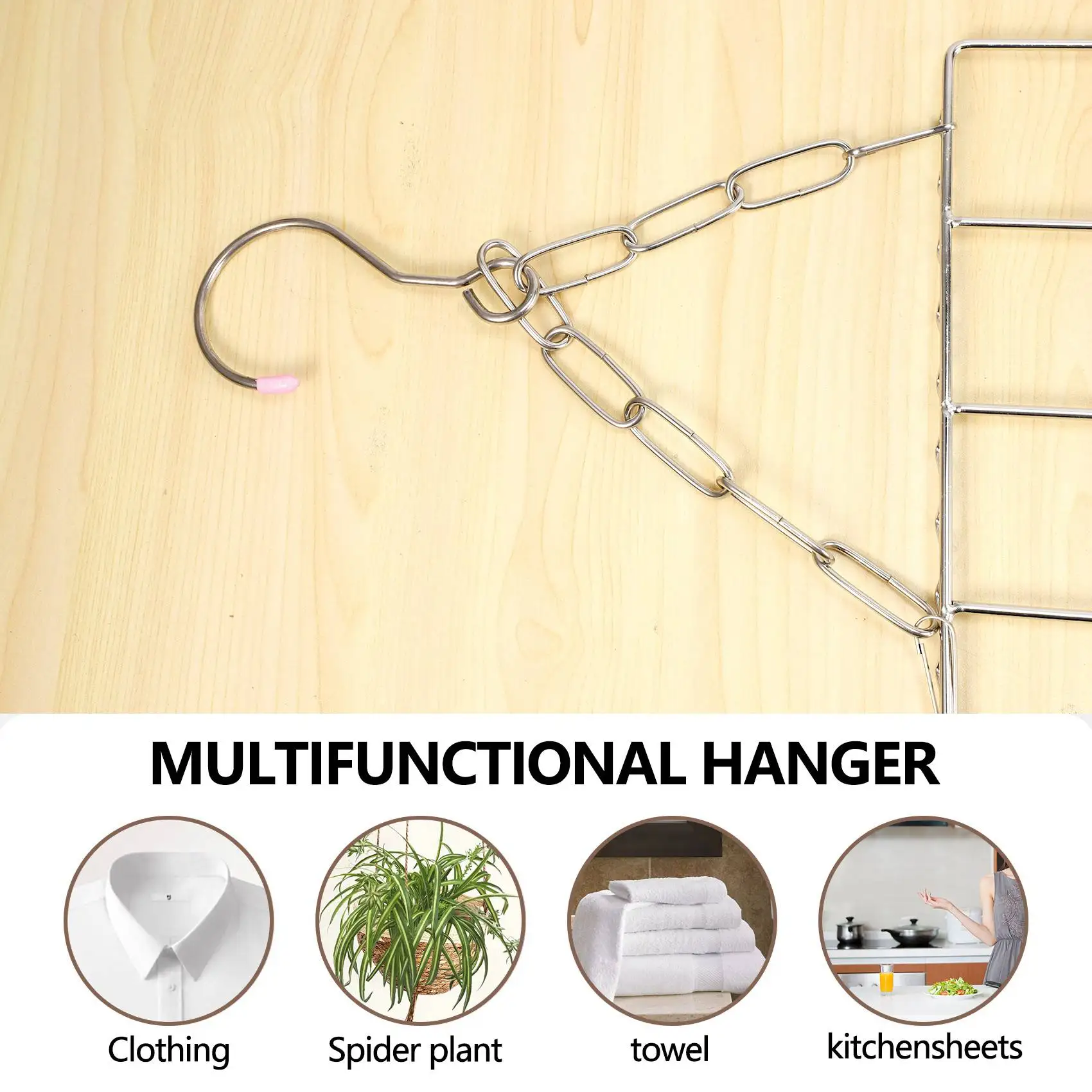 Customer Favorite Multifunctional Clothes Drying Rack, Stainless Steel Laundry Garment Drying Hanger For Hanging Clothes, Towels