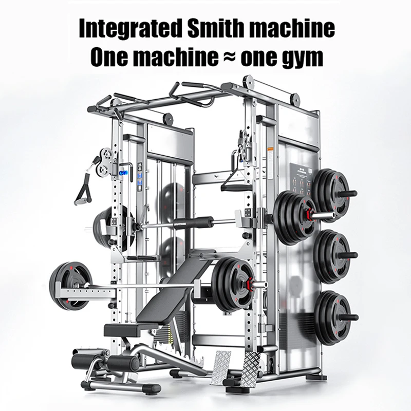 Manufacturer Of High-quality Multifunctional Smith Squat Fitness Equipment Steel Frame For Comprehensive Training In Unisex Spor