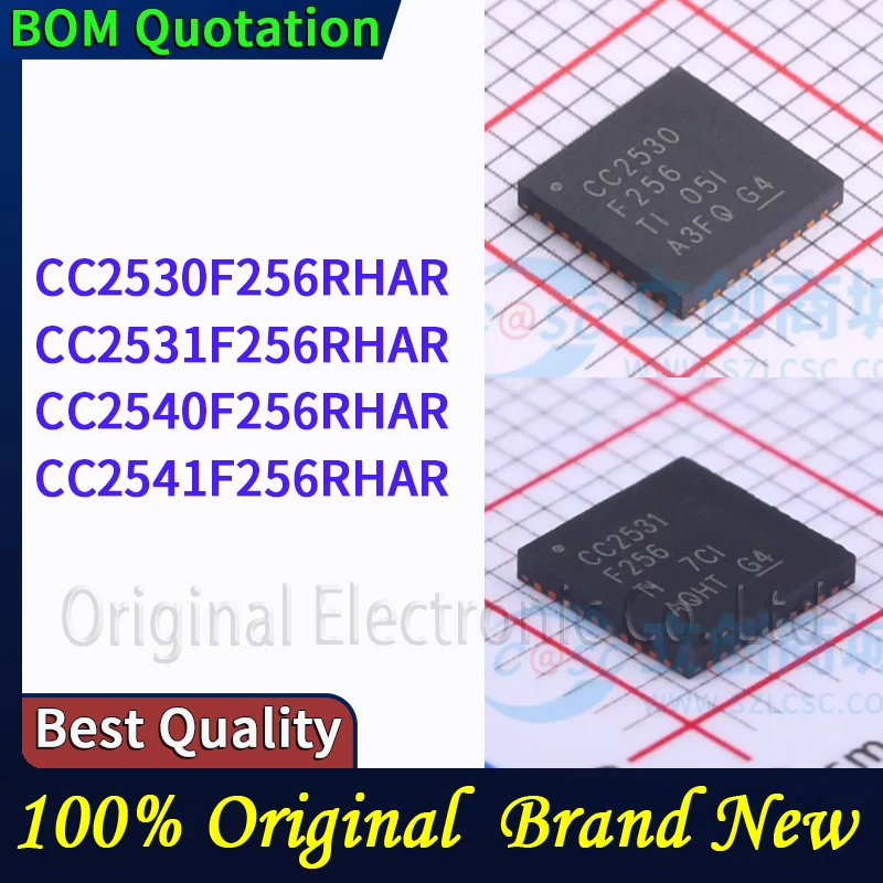 

CC2530F256RHAR CC2531F256RHAR CC2540F256RHAR CC2541F256RHAR In stock Original High quality