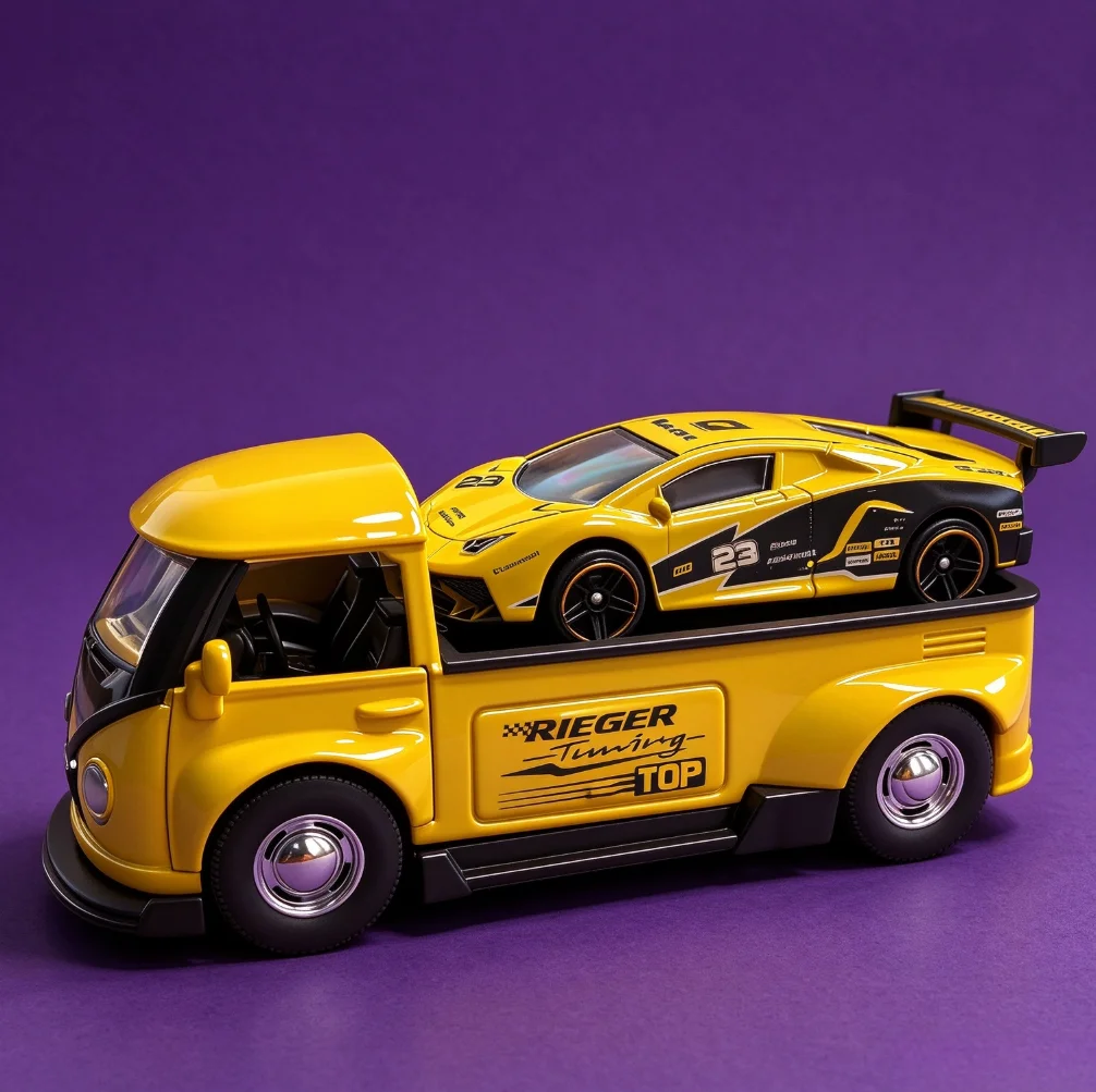 1:36 Scale Bus T1 Modified Diecast Alloy Vehicle Model Metal Replica Hobby Display Car Ornament Christmas Gift Birthday