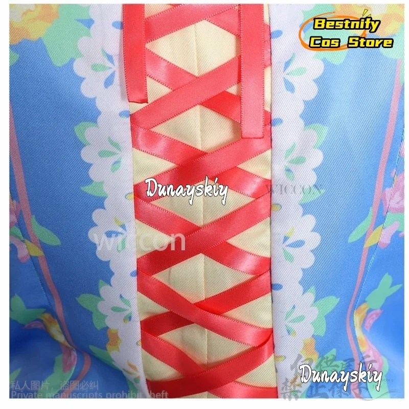 CosplayAnime Aikatsu！cosplay Kiriya Aoi Kawaii Japanese Idol Costume Flower Dress Lolita Lovely Girls Jirai Kei Uniform Wigs 코스프