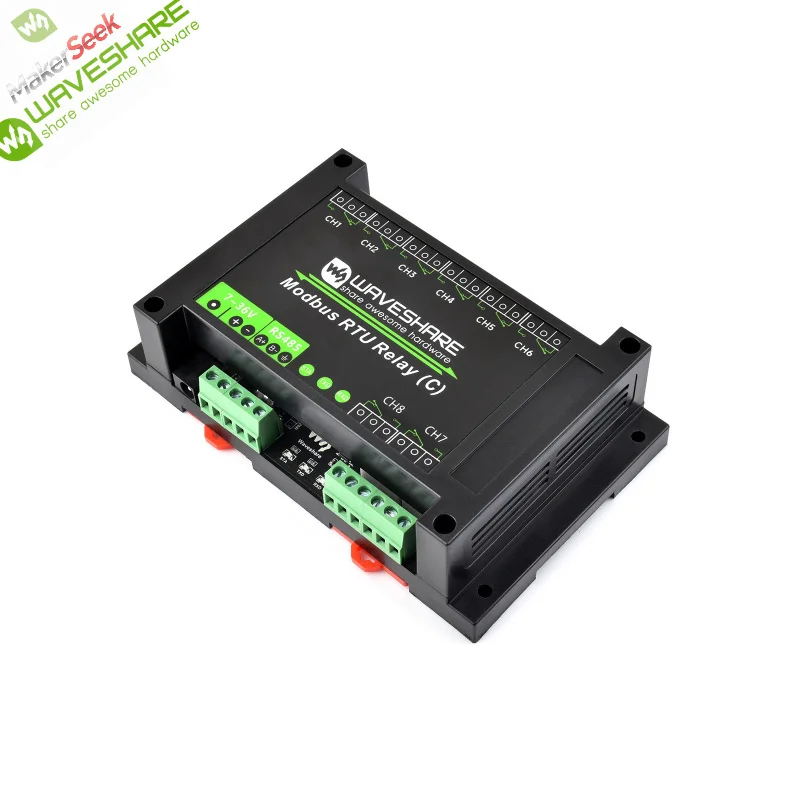 

Makerseek & Waveshare Modbus RTU Relay (C)-SKU-30460-Price without Shipping fee