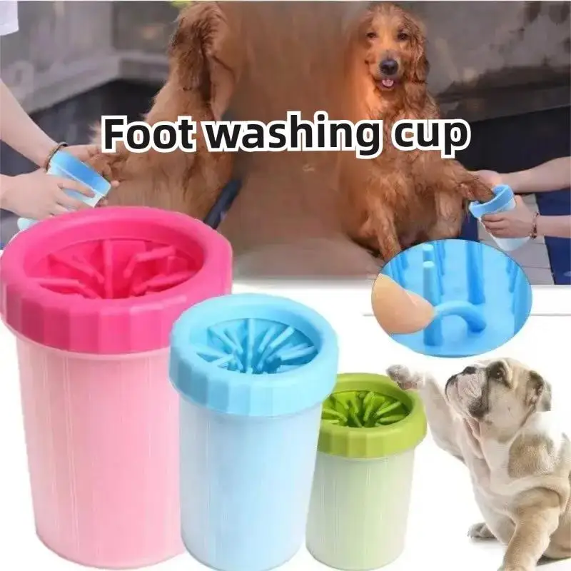 

Pet Paw Washer Cup Automatic Dog Cat Paw Cleaner Pet Cleaning Supplies Pet Grooming Essentials Pet Foot Bath Cup