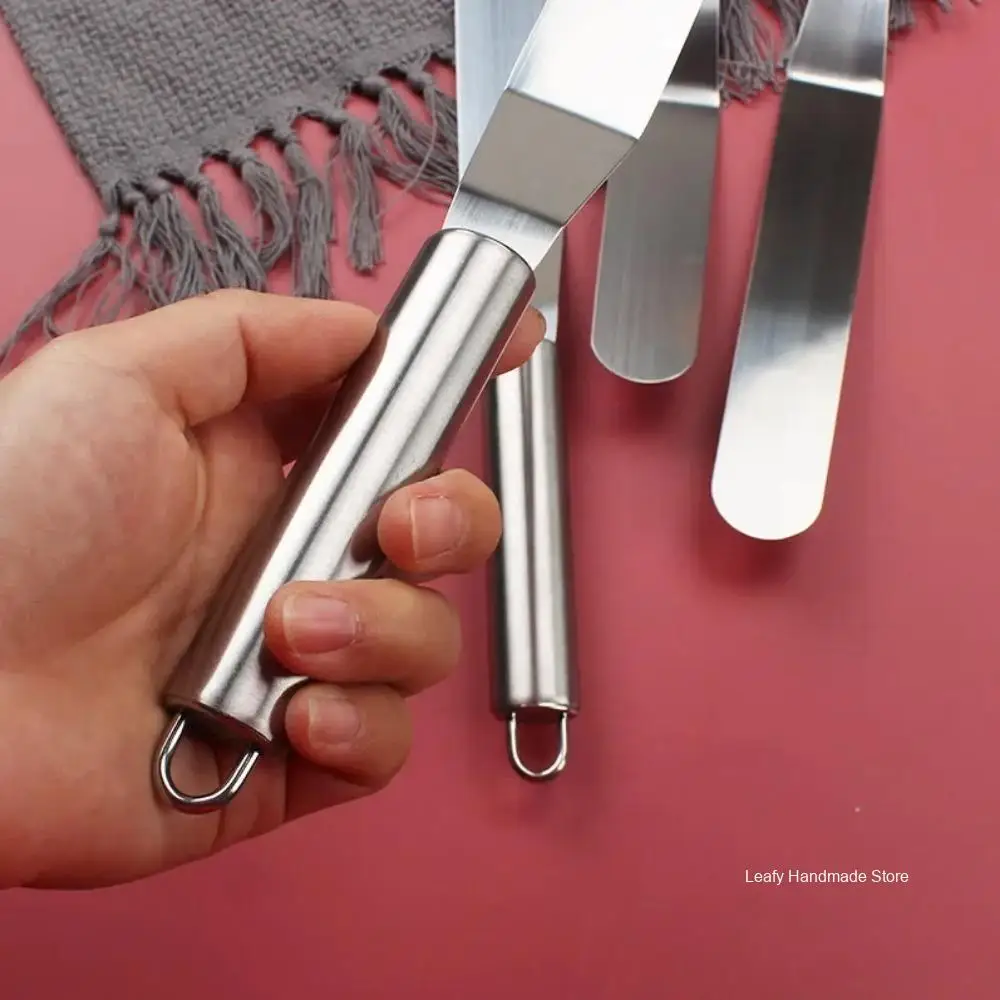 6/8/10/12 Inch Stainless Steel Cream Icing Frosting Spatula for Cake DIY Cake Decorating Tools Utensils Accessories