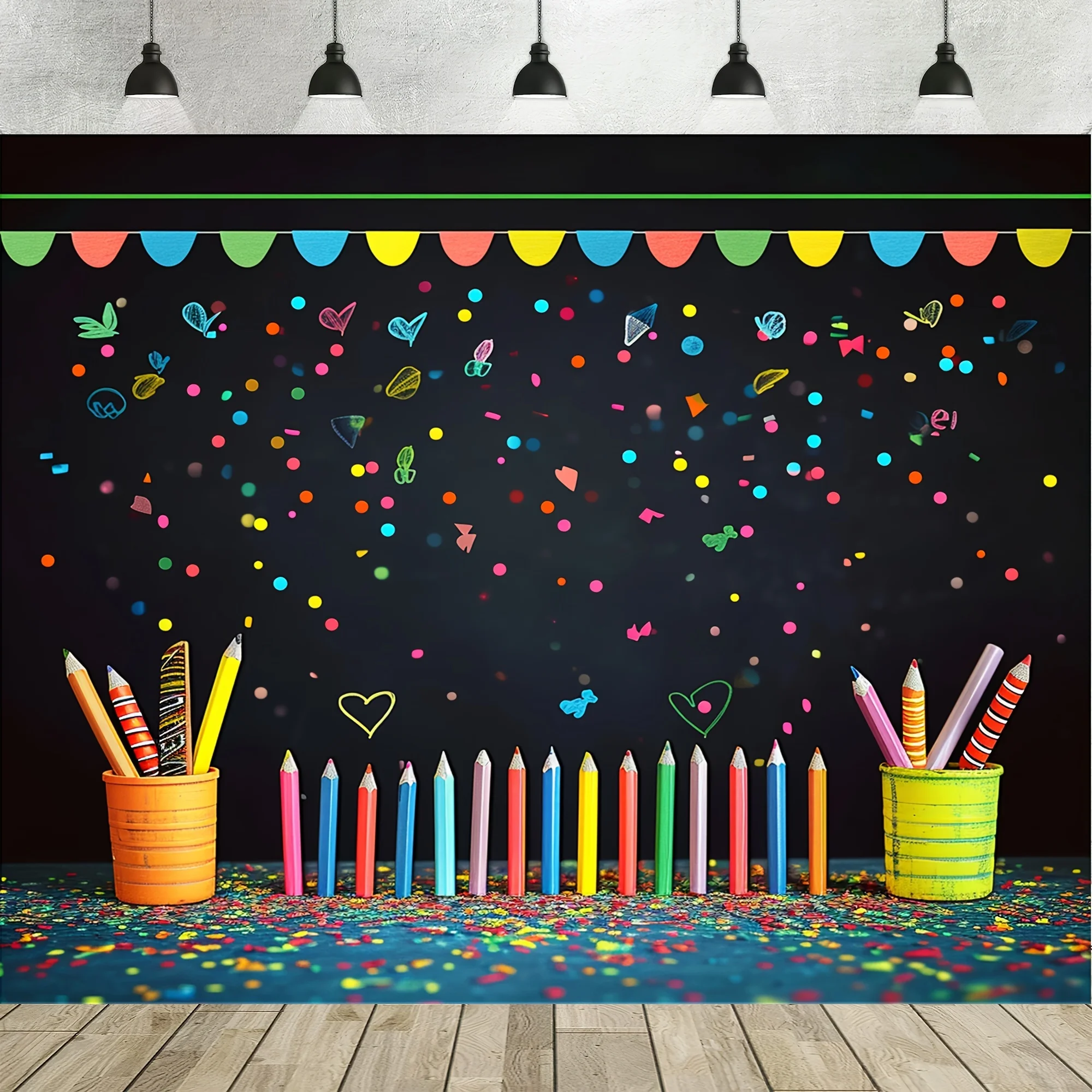 Photography Background Classroom Party Decoration First Day of School Preschool Banner Photo Booth Studio Props