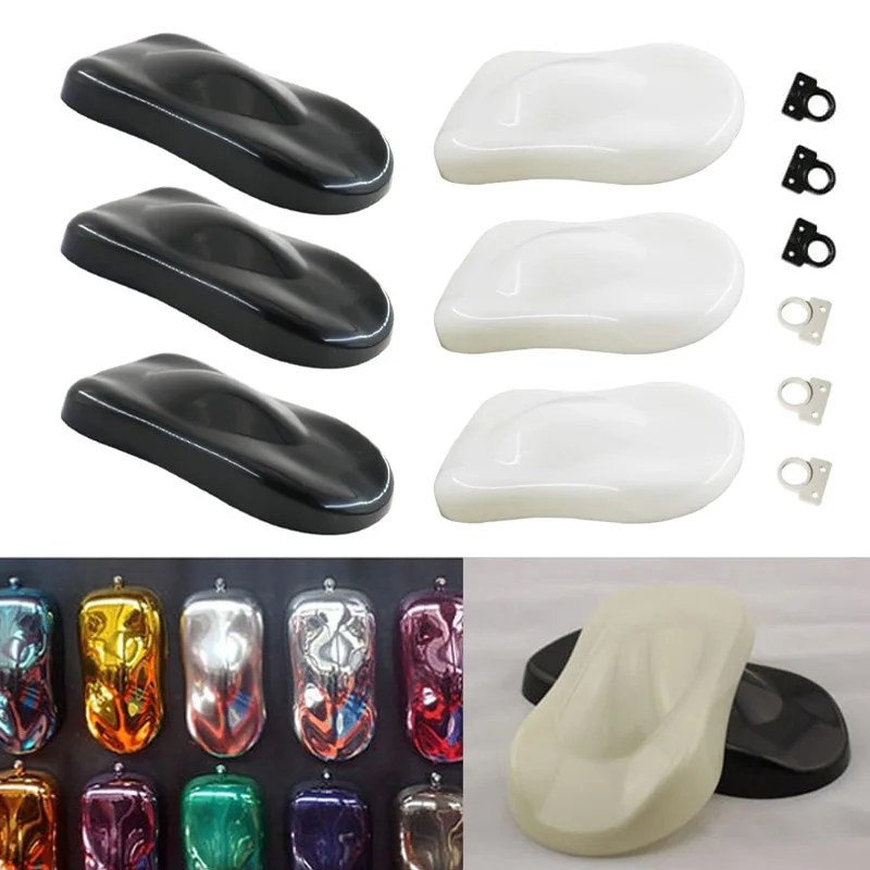Plastic Car Color Changing Film Display Model ABS Speed Shape for Windows Tint Vinyl Wrap Showing Sample Test Tool Black/White