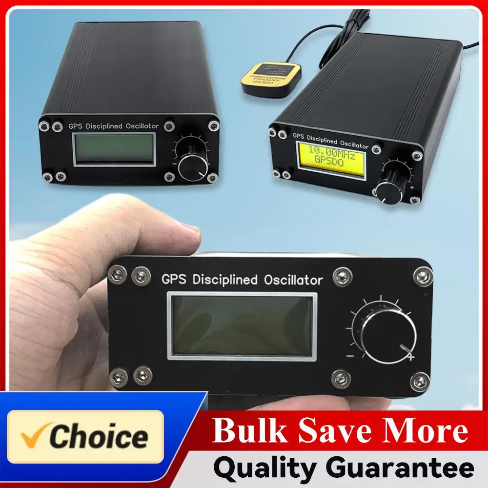 

GPSDO GPS Disciplined Oscillator Color Display GNSS Disciplined 10MHz 1PPS GPS Clock for Audio Decoders Square Wave Output