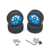 Metal Upgrade 76mm Wheels Tires For WLtoys WPL MN LC JJRC HengLong 1/12 1/14 1/16 1/18 RC Car Parts