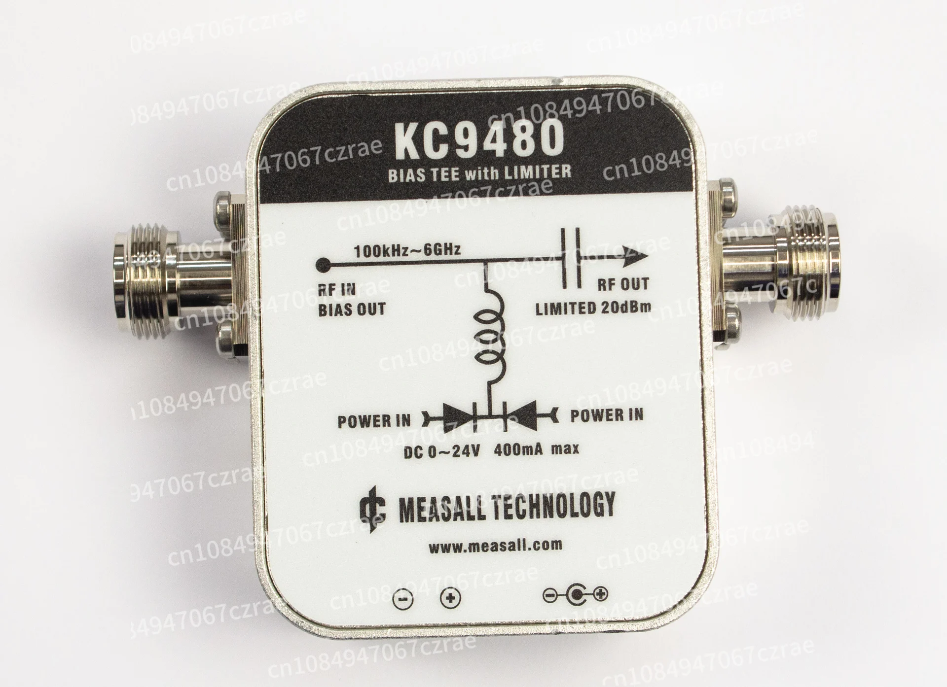 DC Bias Feeder Power Supply Kc9480 Amplitude Limiting Isolation 1mhz-6ghz Antenna Amplifier Supporting