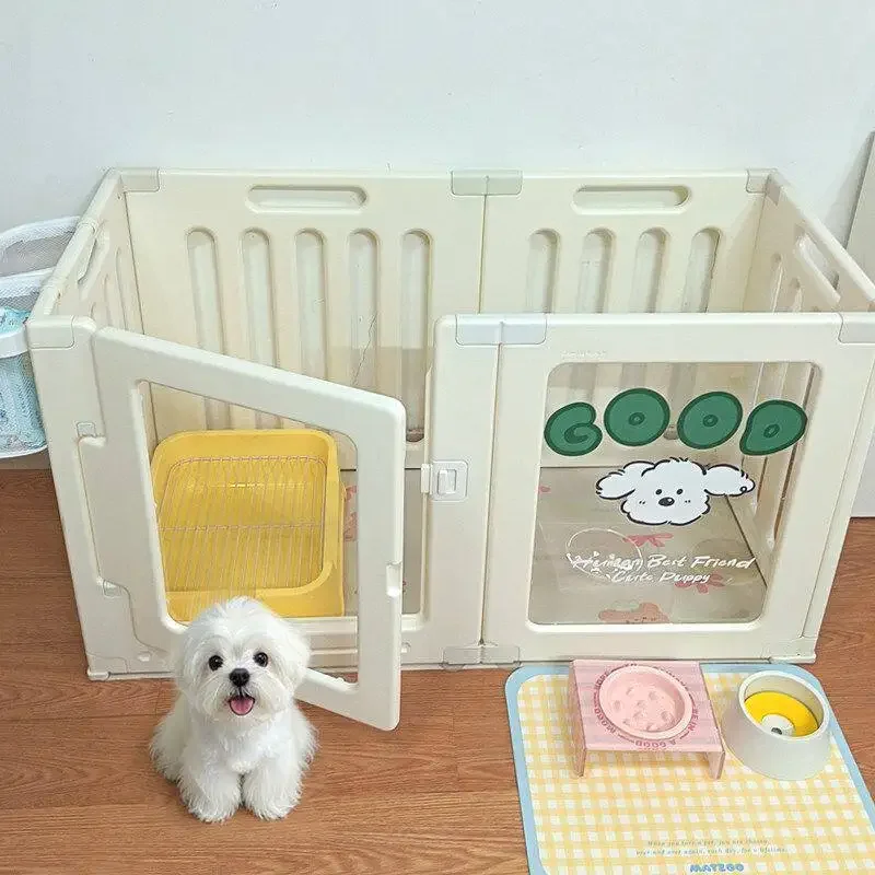 #Accessories Nordic Style Supplies Dog Fence Stuff Playpen Bed Extendable Dog Fence Grating Barrera Para Mascotas Dog Supplies