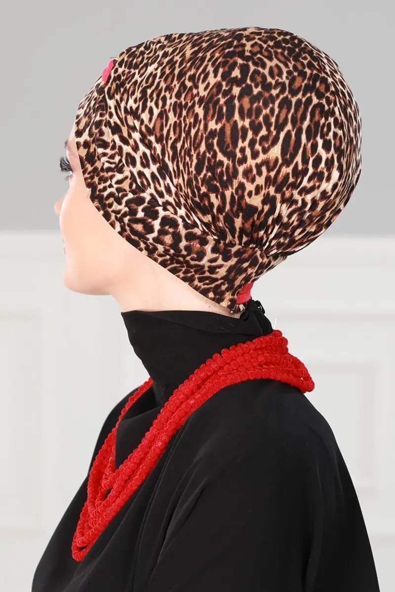 Doppel farbe gekämmte Knochen leopard muster