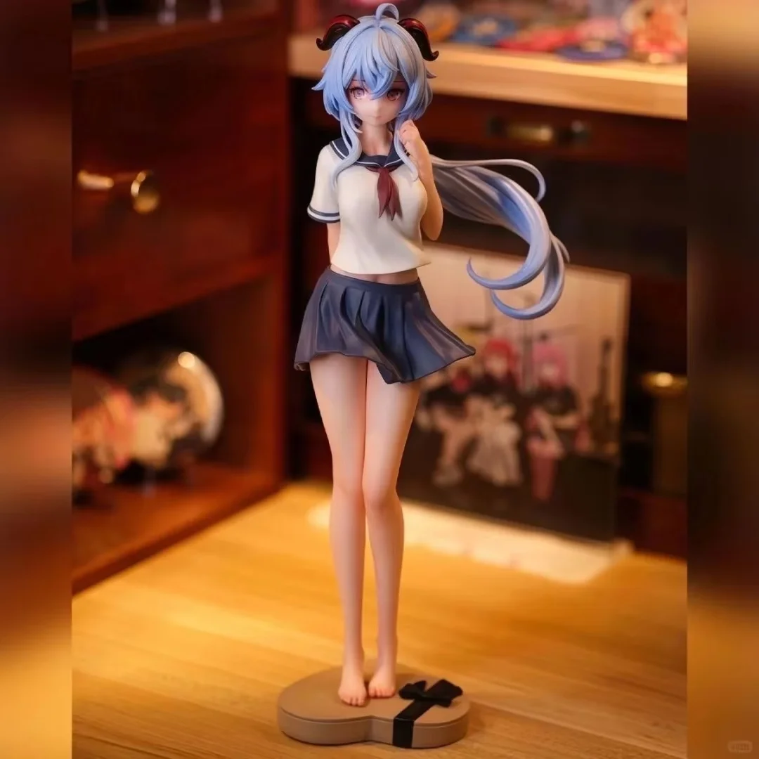 

Jk Suit Express Ganyu Handmade Anime Action Figure - Beautiful Girl Desktop Chassis Ornament Collectible Gift for Gaming Fans