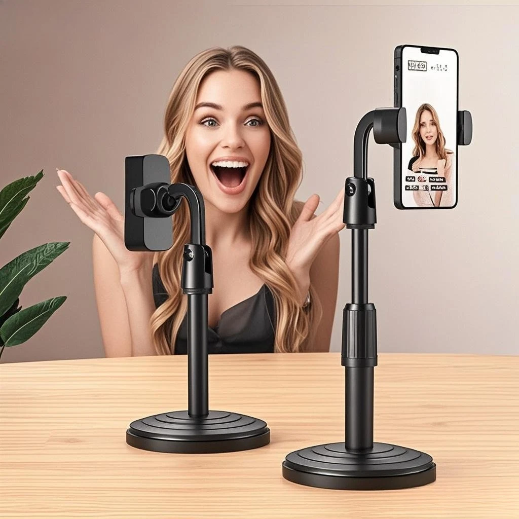 

Multifunctional Mobile Phone Bracket Live Broadcast Bracket Adjustable Height Mobile Phone Telescopic Portable Bracket Live