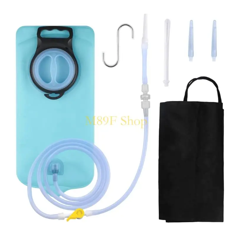 M89F Hygienic Enema Cleansing Bag System With Break Resistant TPU Construction Designed For Home Health Management