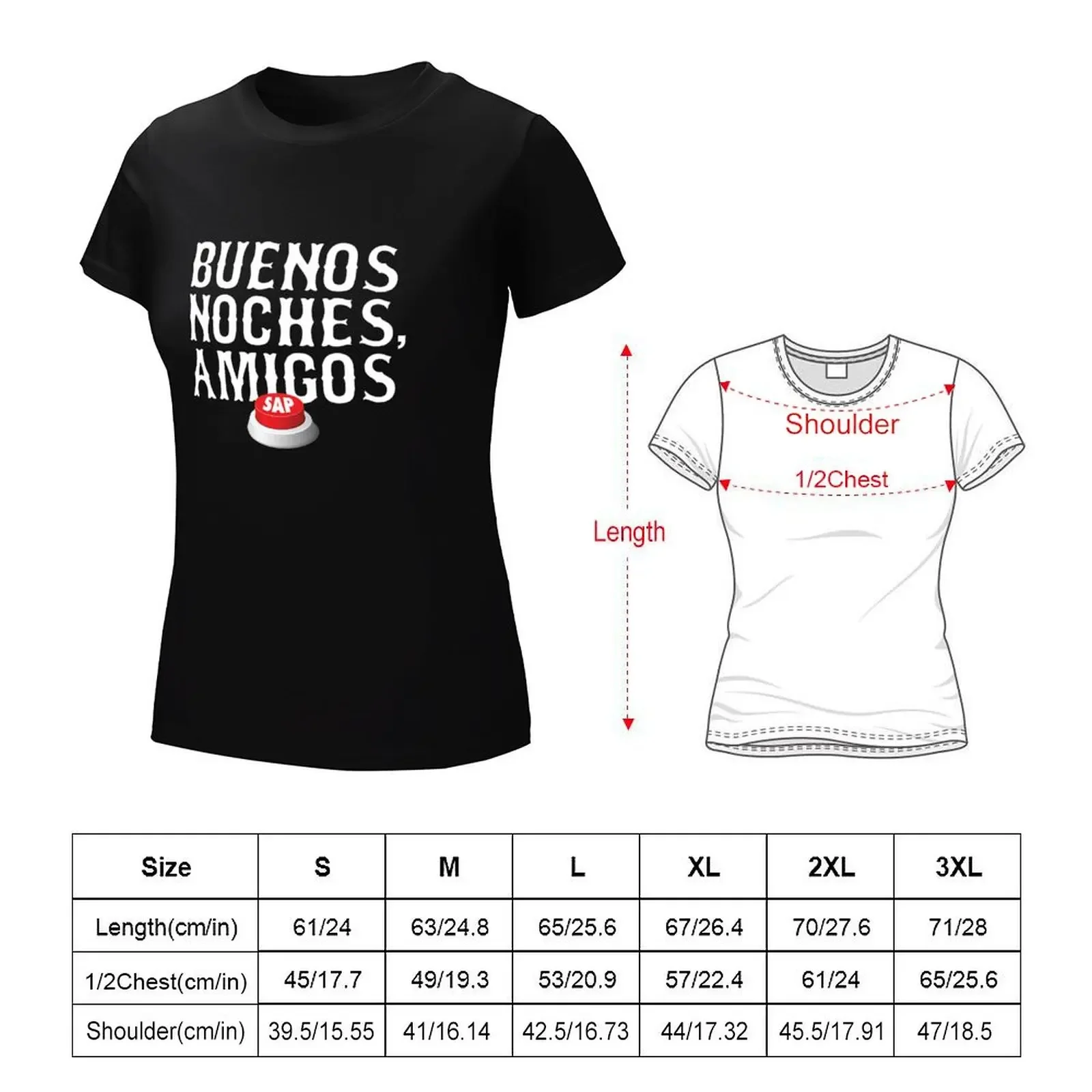 Buenos Noches, Amigos - Jerry Remy T-Shirt aesthetic clothes tops anime clothes t shirts for Women graphic