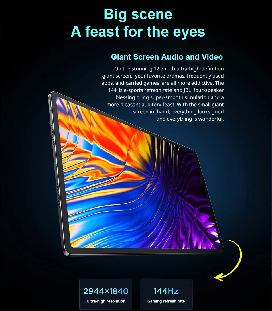 Original CN Version Lenovo Xiaoxin Pad Pro 2025 12.7 inch Tablet Dimensity 8300 2.9K 144Hz Display 10200mAh Android 14 Pad PC