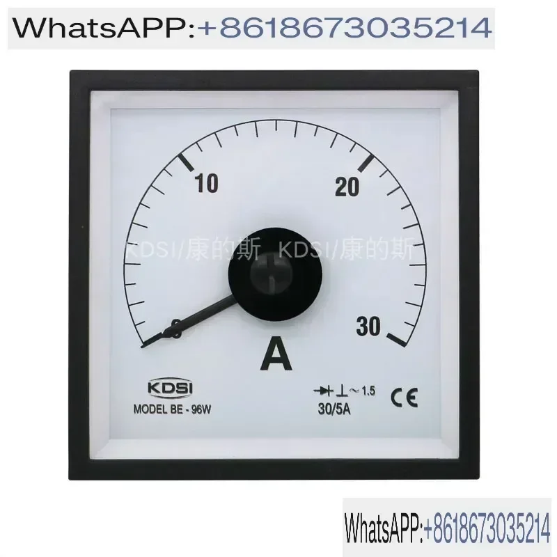 

KDSI BE-96W AC30/5A Analog AC Ammeter Wide Angle Dial