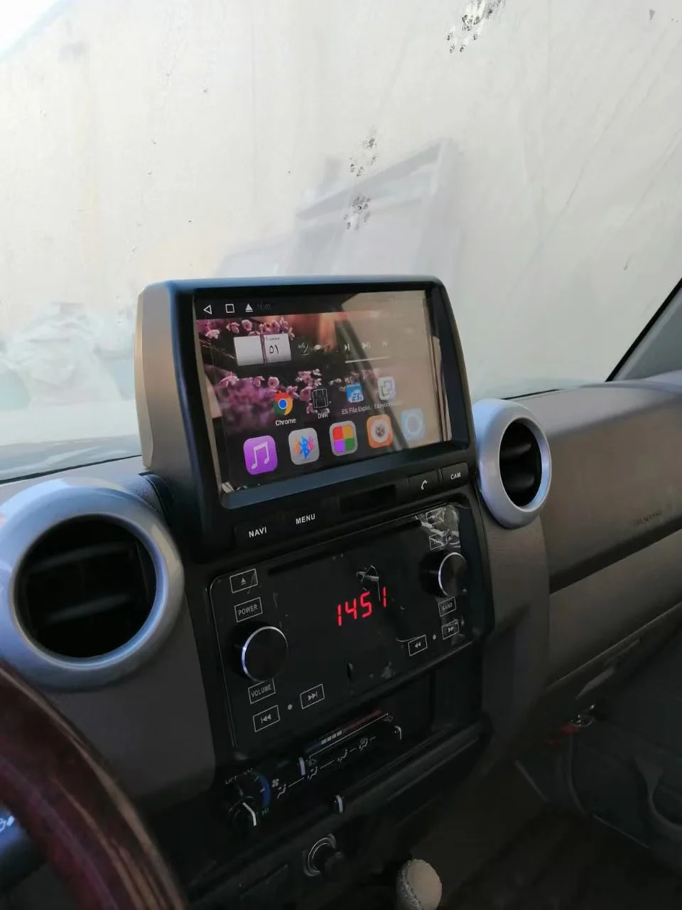 Lettore stereo DVD per auto Android per Toyota Land Cruiser Pick-up 2007-2020 con navigazione GPS per auto con lettore CD