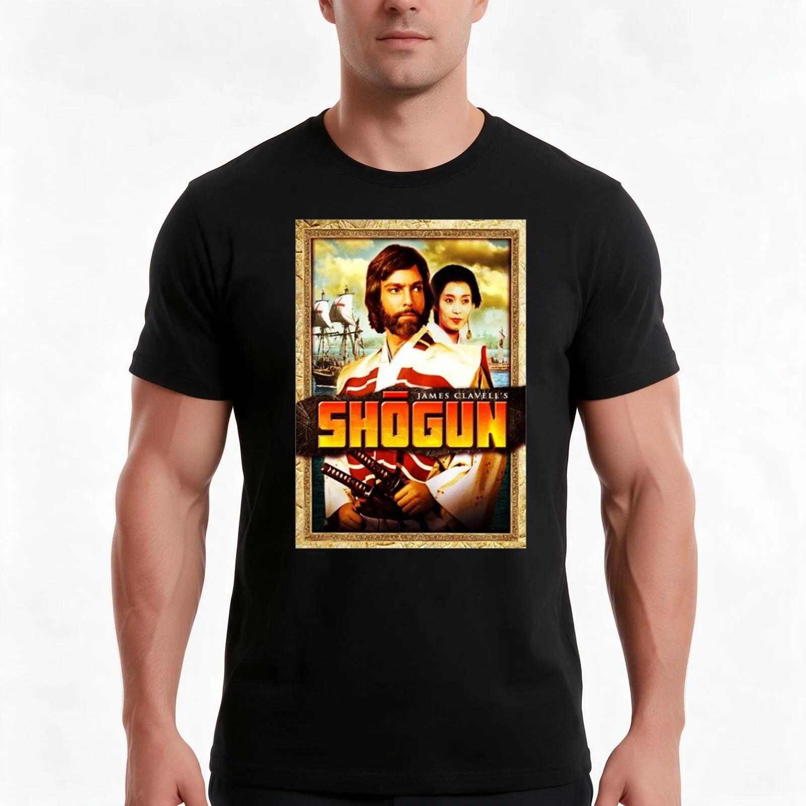 Shogun tv series T-Shirt Summer Casual Cotton Tee Oversized Streetwear Tops Vintage Graphic Print Loose Fit Short Sleeve