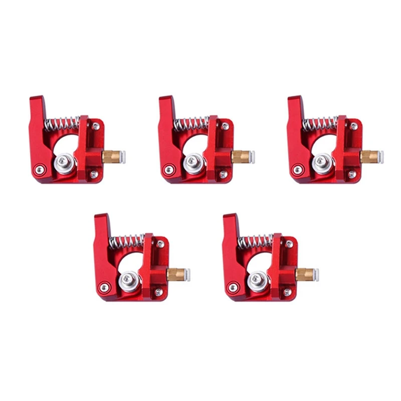

5X Extruder Kit, Replacement Aluminum Extruder Drive Feed For Creality Ender 3/3 Pro CR-10, CR-10S,1.75Mm Right Hand