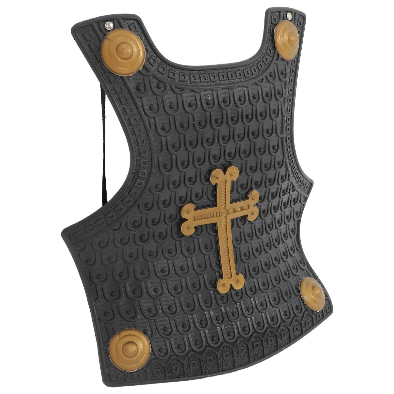

Kids Medieval Knight Costume Accessory Play Pretend Role-Playing Portable Plastic Dress-Up Party Halloween Cosplay Shield Prop