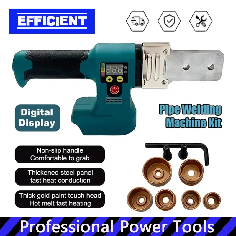 

For Makita 18V Battery Electric Pipe Welding Machine Cordless Fuser PPR PE Soldering Iron Plastic Tube PP Heating Hot Melt