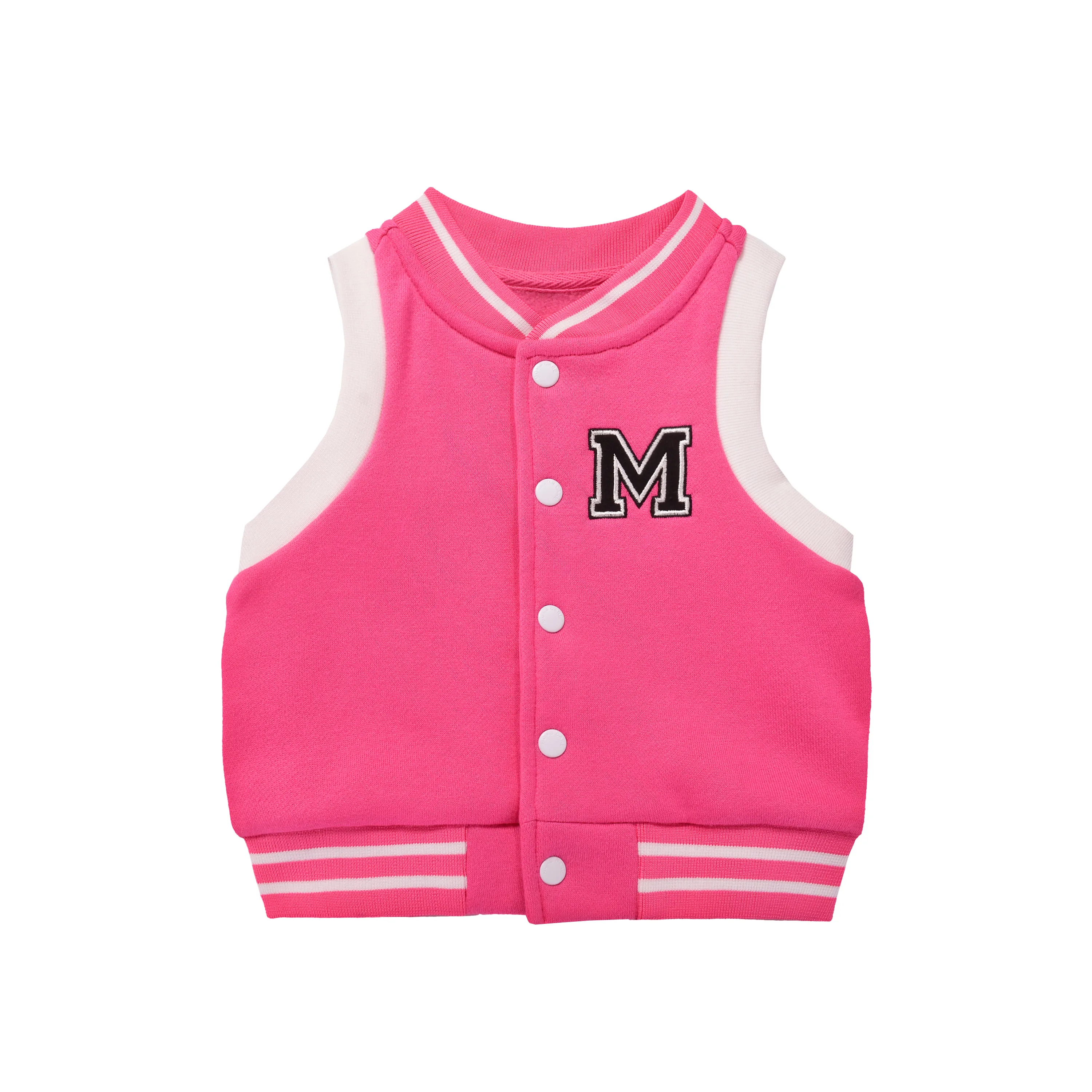 Baby casual vest sleeveless neutral top plush vest jacket