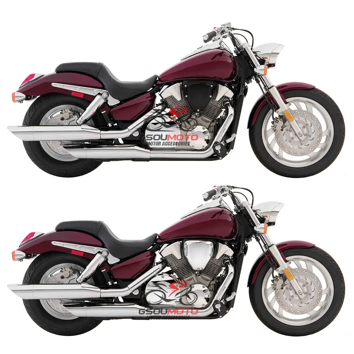 For Honda VTX1300 VTX1800 VTX 1300 1800 2003-2008 ABS Plastic Chrome Air Filter Cap Motorcycle Accessories Air Cleaner Cover view 3